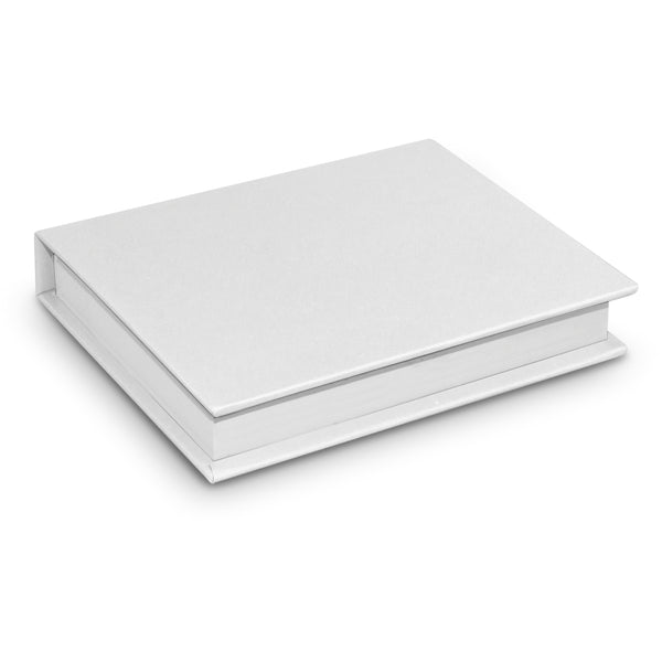 Stamp Hard Cover Notes and Flags (White)