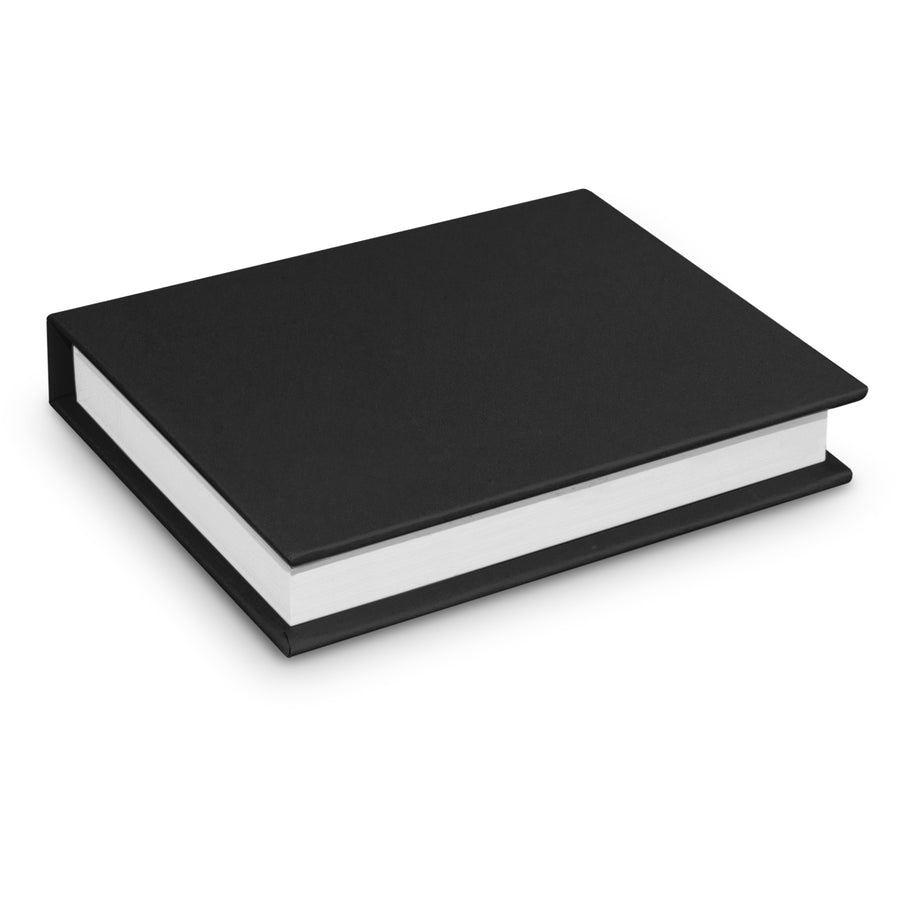 Stamp Hard Cover Notes and Flags (Black)