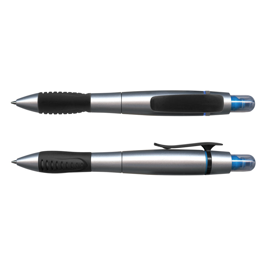 Shale Duo Pen with Highlighter (Blue)