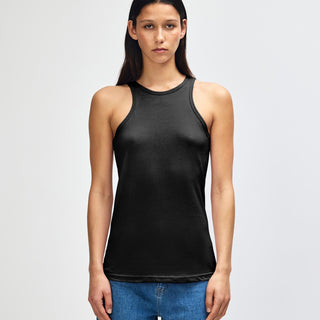 American Apparel 101CVC Tank Top (Black)
