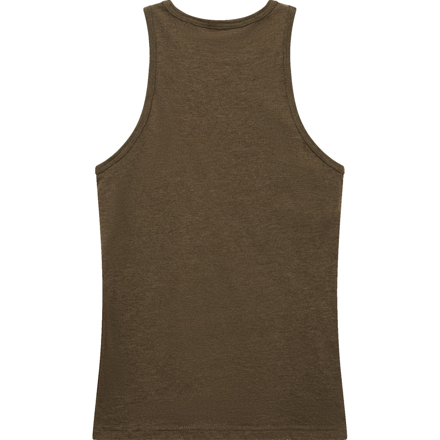 American Apparel 101CVC Tank Top (Heather Army)