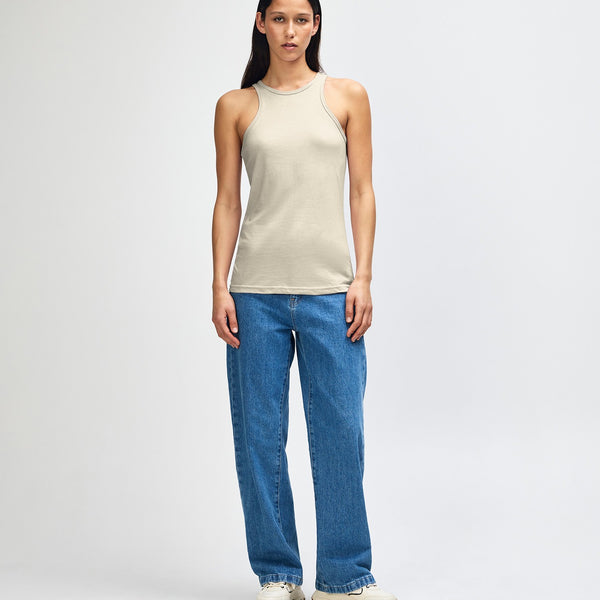 American Apparel 101CVC Tank Top (Heather Bone)