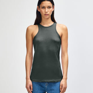 American Apparel 101CVC Tank Top (Heather Charcoal)