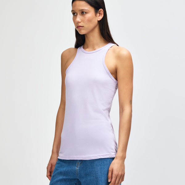 American Apparel 101CVC Tank Top (Heather Lilac)