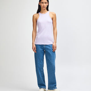 American Apparel 101CVC Tank Top (Heather Lilac)
