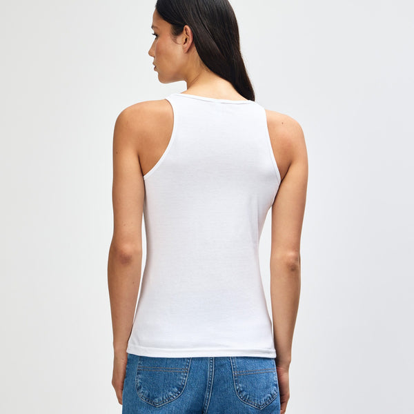 American Apparel 101CVC Tank Top (White)