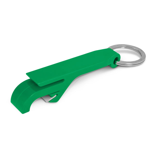 Tab Bottle Opener Key Ring (Green)