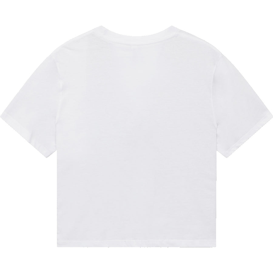 American Apparel 102 Boxy Cropped T-Shirt (White)