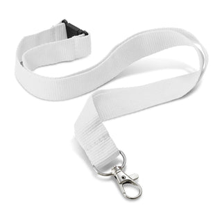 Strand Custom Printed Lanyard - 20mm (White)
