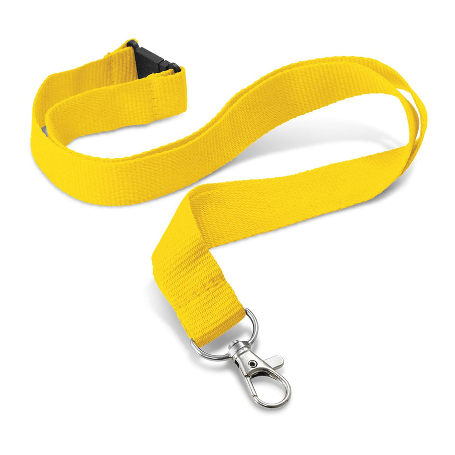 Strand Custom Printed Lanyard - 24mm (Yellow)