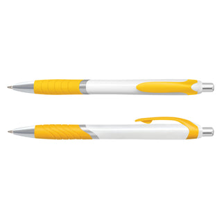 Quartz Jet Pen -  White Barrel (Yellow)