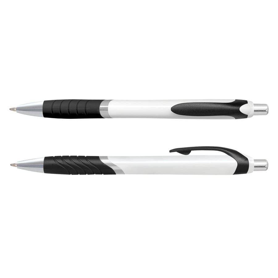 Quartz Jet Pen -  White Barrel (Black)
