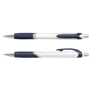 Quartz Jet Pen -  White Barrel (Navy)