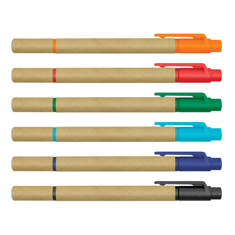 Grain Kraft Pen Highlighter (Natural/Green)