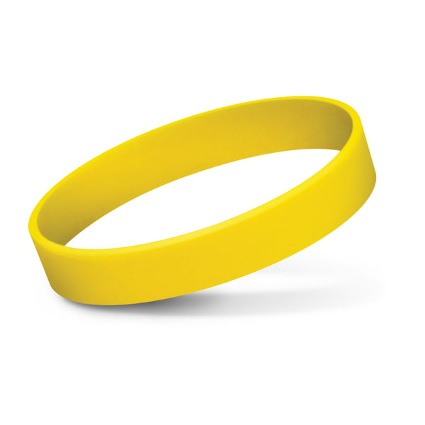 Rally Silicone Wrist Band - Indent (Yellow)