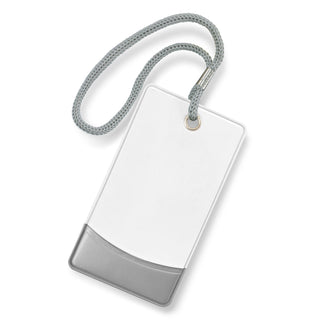 Venture Luggage Tag (White/Silver)