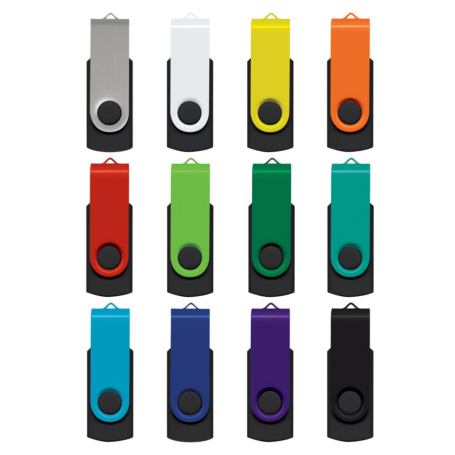 Cipher Helix 8GB Flash Drive (Teal/Black)