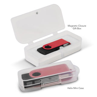 Cipher Helix 8GB Flash Drive (Dark Green/Black) — Case