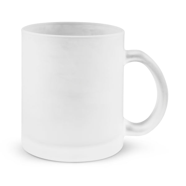 Frost Venetian Glass Coffee Mug (Frosted Clear)