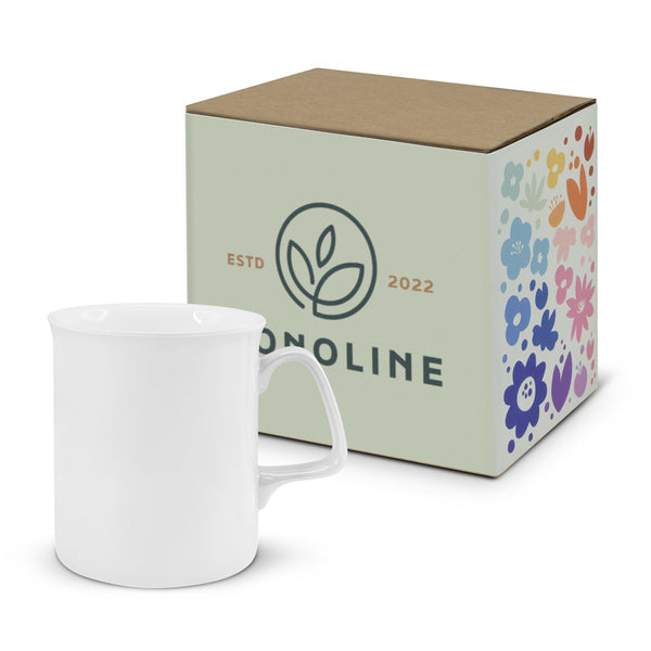 Porcelain Bone China Coffee Mug (White)