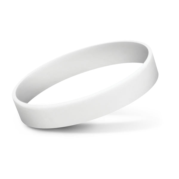 Silicone Silicone Wrist Band (White)