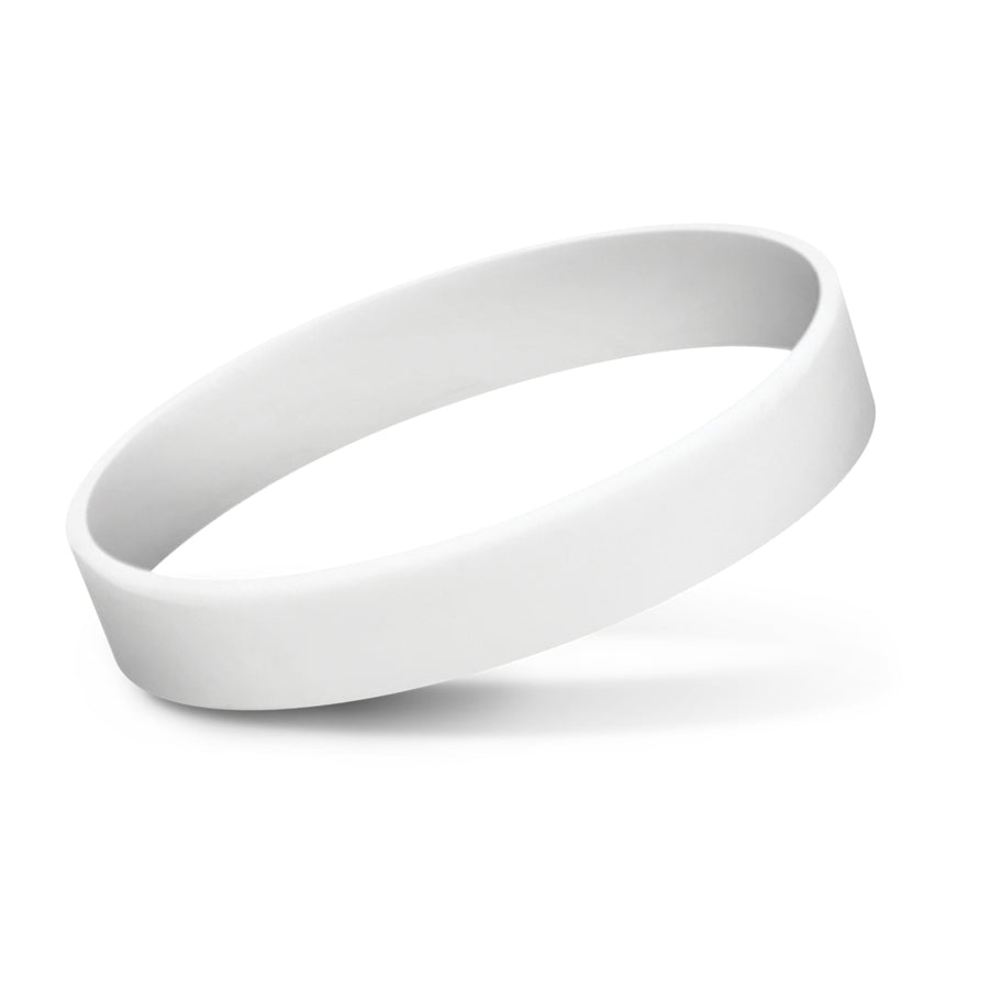 Silicone Silicone Wrist Band (White)