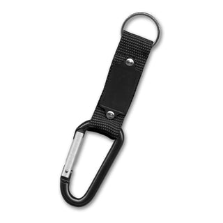 Clip Carabiner Key Ring (Black)