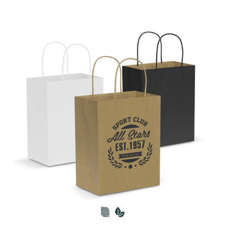 Kraft Paper Carry Bag - Medium (Natural) — Impact Aware