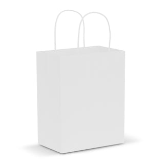 Kraft Paper Carry Bag - Medium (White)