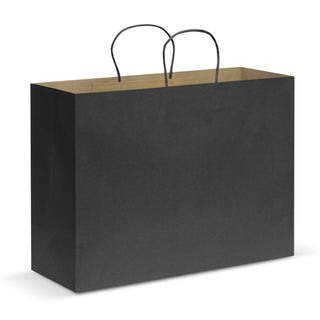 Kraft Paper Carry Bag - Extra Large (Black)