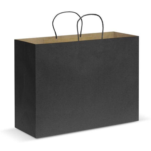 Kraft Paper Carry Bag - Extra Large (Black)