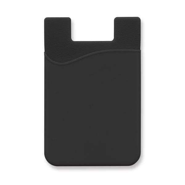 Cipher Silicone Phone Wallet (Black)
