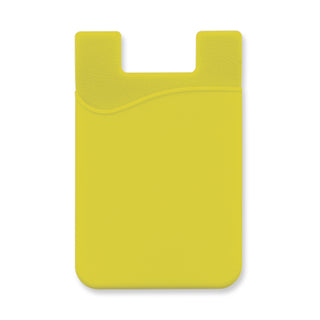 Cipher Silicone Phone Wallet (Yellow)