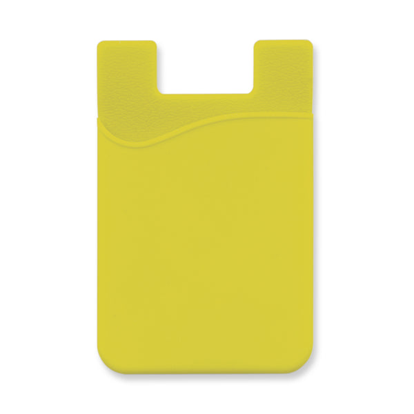 Cipher Silicone Phone Wallet (Yellow)