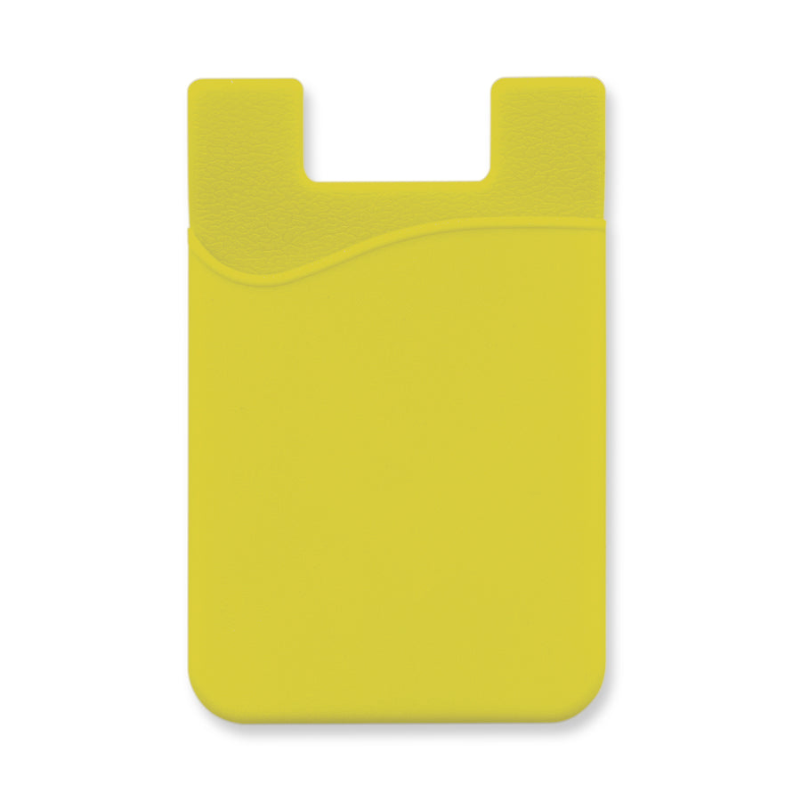Cipher Silicone Phone Wallet (Yellow)