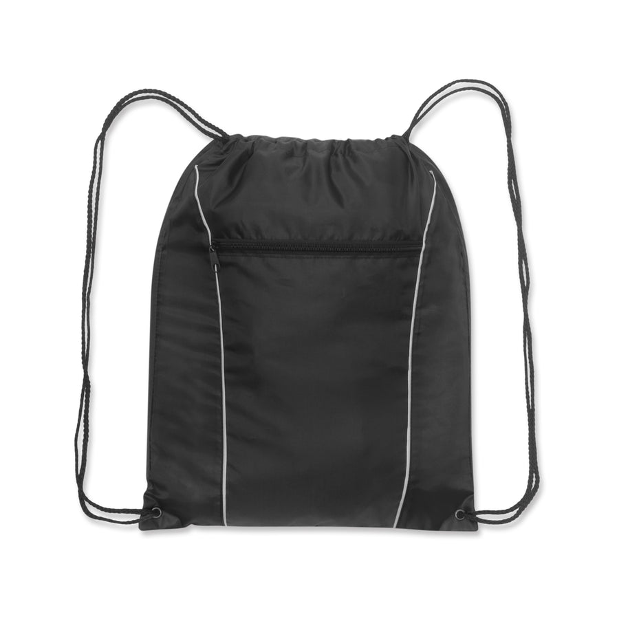 Zephyr Ranger Drawstring Backpack (Black)