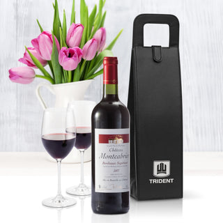 Chancellor Wine Carrier (Black) — Feature