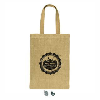 Flax Jute Tote Bag (Natural) — Impact Aware