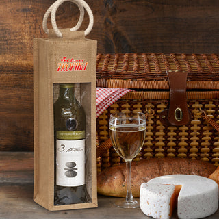 Cellar Jute Wine Carrier (Natural) — Feature