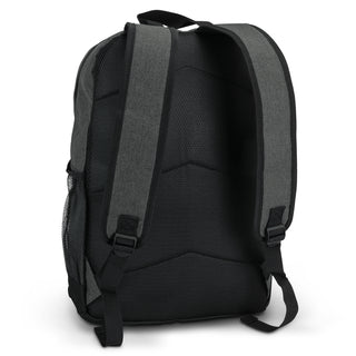 Traverse Backpack (Heather Charcoal) — Back