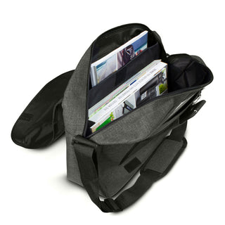 Harbour Messenger Bag (Grey) — Internal