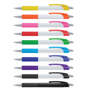 Cleo Pen (White/Dark Blue)
