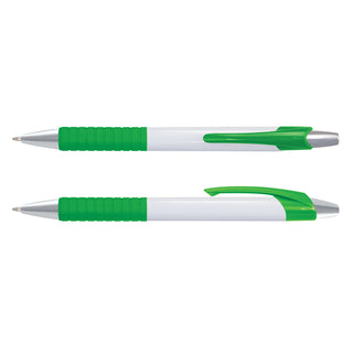 Cleo Pen (White/Bright Green)