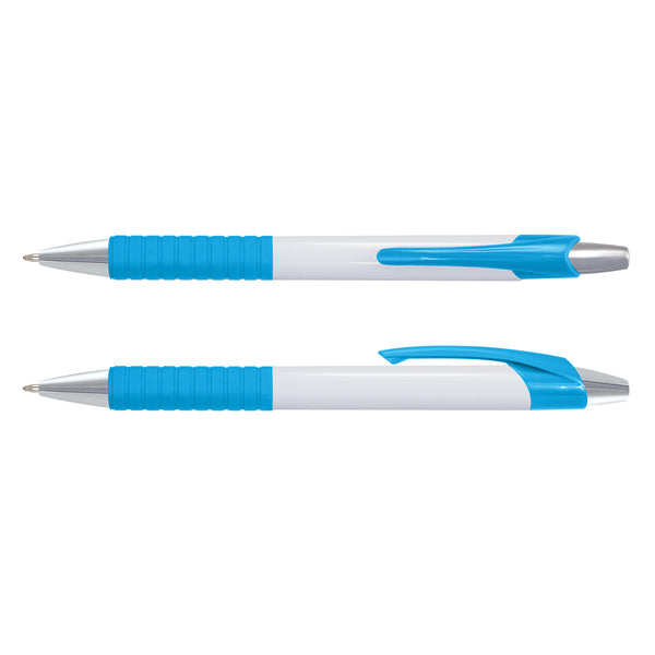 Cleo Pen (White/Light Blue)