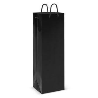 Harbour Laminated Wine Bag (Black)