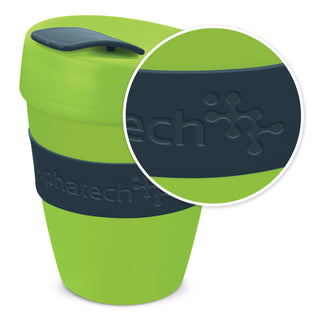 Brew Cup Deluxe - 350ml (Matte Dark Blue) — Debossed