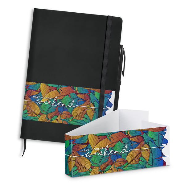 Quire Notebook With Pen (Dark Green)