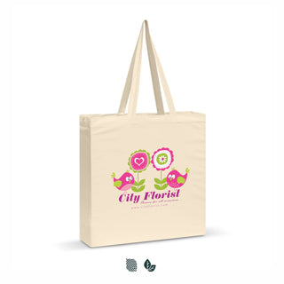 Canvas Cotton Shoulder Tote (Natural) — nan