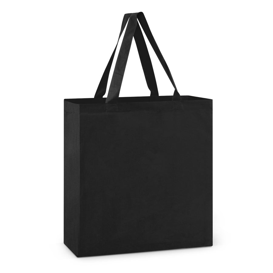 Canvas Cotton Tote Bag - Colours (Black)