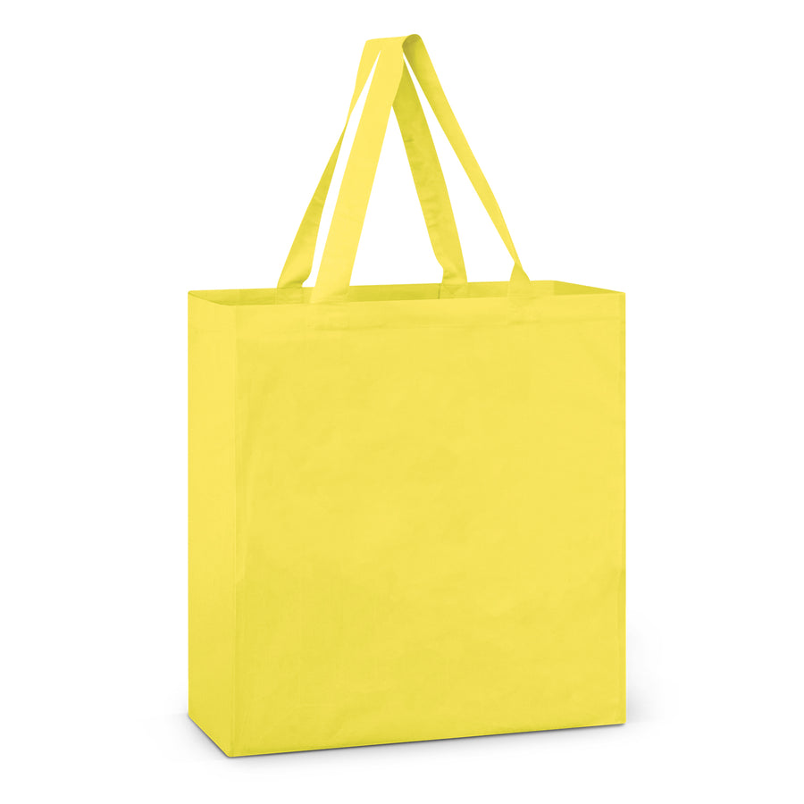 Canvas Cotton Tote Bag - Colours (Yellow)